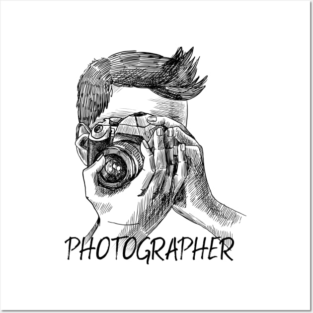 Photographer Wall Art by PG